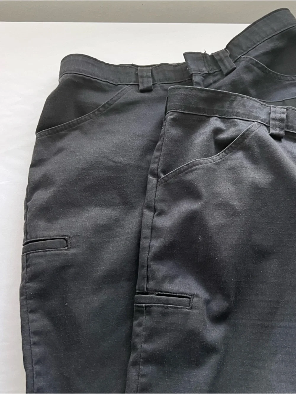 Set of 2 Red Kap Men's Black Cargo Pants with Five Pockets Size  34”x 32” - Picture 7 of 12